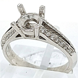 18 Karat White Gold Wedding Set 8.75gr