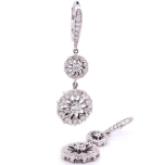 White Gold Pair Earrings 8.61gr
