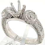 18 Karat White Gold Ring 8.6gr 