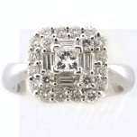 18 Karat White Gold Ring 6.28gr