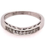 Matching Band: 14 Karat White Gold Matching Band 2.5gr