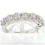 14 Karat White Gold Band 3.3gr