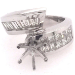 14 Karat White or Yellow Gold Ring 14.7gr