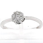 14 Karat White Gold Ring 4.5gr