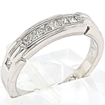 18 Karat White Gold Ring | Princess Cut Diamonds 0.50cts