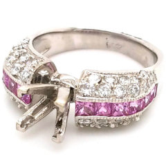 14 Karat White Gold Ring 6.86gr