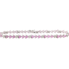 Beautiful 14 Karat White Gold Bracelet