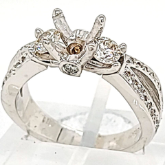 18 Karat White Gold Ring 7.86gr