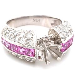 14 Karat White Gold Ring 9.23gr