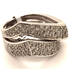 14 Karat White Gold Band 10.62gr