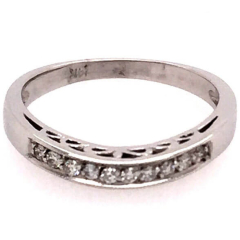 Matching Band: 14 Karat White Gold Matching Band 2.5gr