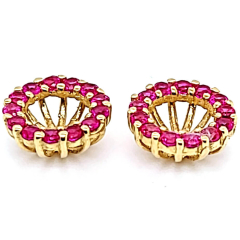 14 Karat Yellow Gold Earring Jackets 1gr