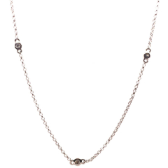 White Gold Necklace: 18 Karat White Gold Necklace
