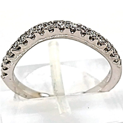 14 Karat White Gold Matching Band 2.3gr