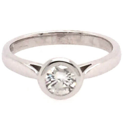 14 Karat White Gold Ring 3.1gr | Handmade