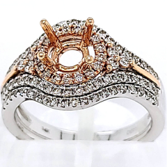 14 Karat Two-Tone Ring 5.14gr