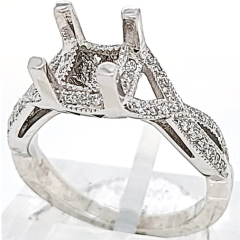 18 Karat White Gold Ring 6.08gr