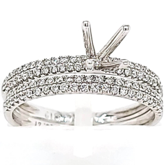 18 Karat White Gold Ring 2.57gr